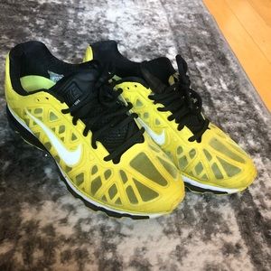 Nike Air Max+ 2011 Men's Size 8.5 Black Yellow